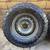Toyota FJ Cruiser 17 x 7.5 Steel Wheels Set of 5 Steelie Rims with Cen 7 thumbnail