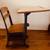 Desk Chair Public Elementary School Grammar School Genuine Antique 3 thumbnail