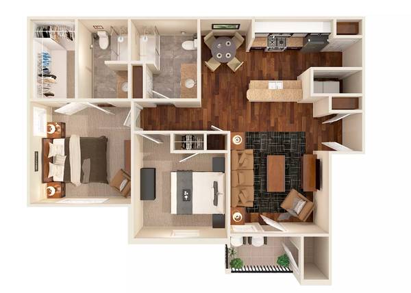 $1,475 / 2br - 1016ft2 - Bask in luxury at The Villages of Campbell Oaks. The finest in upscale (Jackson - Ridgecrest)63812807771777120