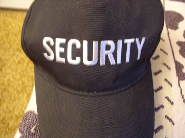 Men's Black Security Cap 1