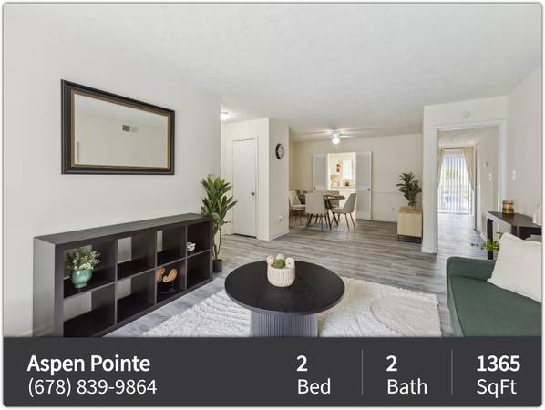 $1,371 / 2br - 1365ft2 - Beautifully landscaped grounds, park-like setting! 2 Bed, 2 Bath. (Roswell - Near Holcomb Place)63921691027842120