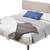 New Queen Bed Frame, Upholstered Platform No Box Spring Needed. 5 thumbnail