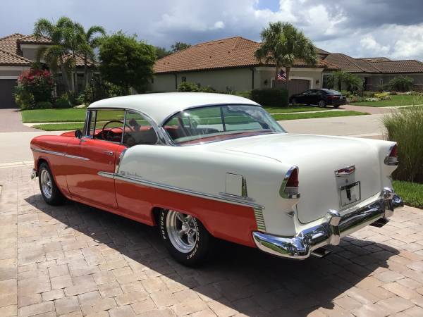 1955 Chevrolet Belair, Frame Off, 400-400HP, 700R4, 1000 millas - $38,950 (Sarasota)63620967381633123