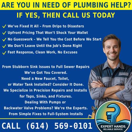 🚰PLUMBER - - PLUMBING PROBLEMS SOLVED - - DONE RIGHT - - - CALL TODAY 1