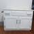 36" White Vanity with cultured marble top and faucet hardware 4 thumbnail