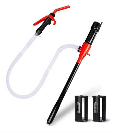 Portable Battery Operated Fuel Transfer Pump,Electric Siphon Pump for Gas,Water, 1