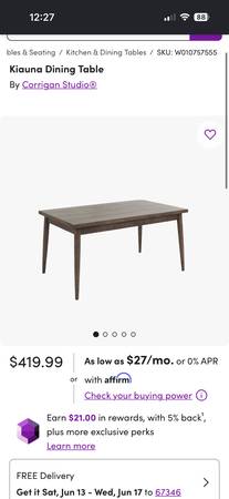 Dining table 1