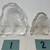 L. E. Smith Heavy Glass Cross Iceberg 2 lb Paperweight - We Do Ship!👍 1 thumbnail