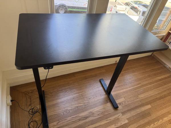 FlexiSpot Electric Standing Desk - 48x30, Black 1