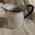 VINTAGE UNMARKED ENAMELWARE PITCHER - 8" HIGH 2 thumbnail