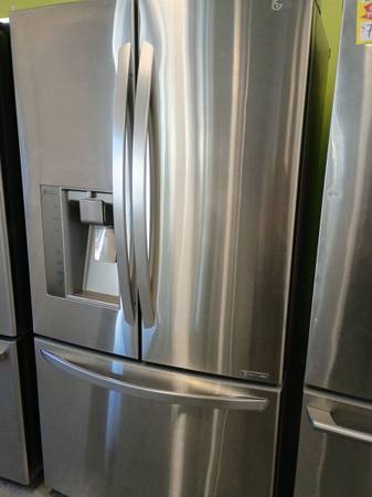 LG COUNTER DEEP REFRIGERATOR FRENCH DOORS STAINLESS FOR SALE!! 1