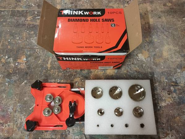 HOLE SAWS DIAMOND 10 PIECE KIT 1