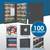 100 Capacity Adjustable Key Cabinet  Refurbished BRCB12964 2 thumbnail