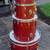 4 Pc Vintage 60s Red Sparkle Japan Drum Set w/Pearl Base Pedal 2 thumbnail