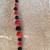 Red and black silk thread necklace 3 thumbnail
