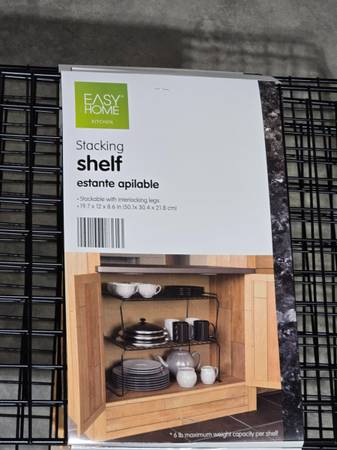 Set of four stacking shelves 1
