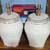 Vintage Ceramic Bohemian Basket lamp set 1 thumbnail