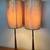 Mid Century Modern vintage table lamps (x2) with original shades (x2) 1 thumbnail