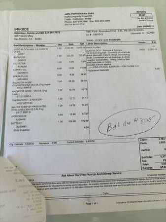 1993 Ford E150 V8 Camper-Conversion HANDY-CAP - $7,900 (concord / pleasant hill / martinez)63624193239171123