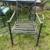 Black painted cast steel Hampton Bay patio dining set with 6 chairs 8 thumbnail