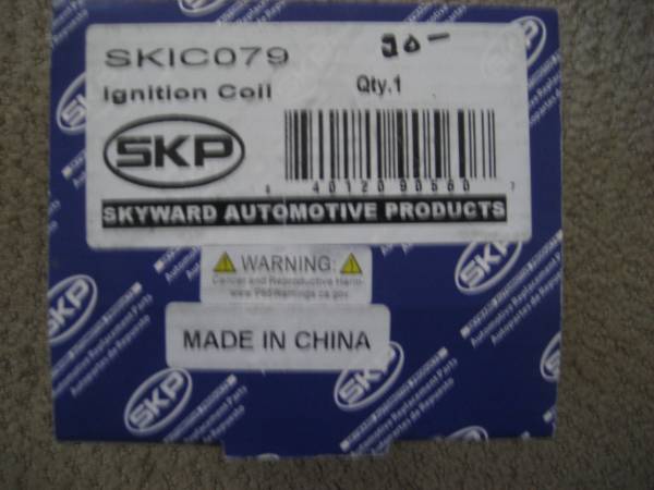 NEW SKPIO79 IGNITION COIL FOR VARIOUS VEHICLES SHOWN BELOW 1