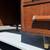 Mid Century Modern Executive Desk Mid Mod Finished Back Vintage 9 thumbnail