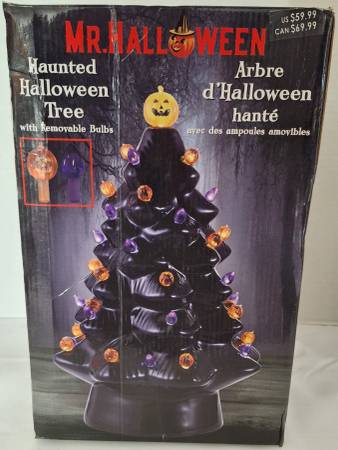 Mr. Halloween 12" Nostalgic Ceramic LED Halloween Tree - $40 (san jose north)63470267103617121