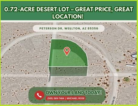0.72-Acre Desert Lot – $23,500 Cash OR Easy Owner Financing! 1