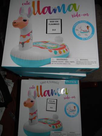Intex Inflatable Ride-on Llama --New in Box-Half Price-- 1