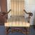 19th Century Vintage French Renaissance Carved Walnut Throne Arm Chair 1 thumbnail