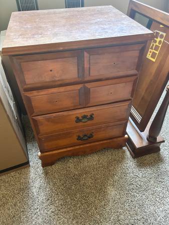 Oak Nightstand 1