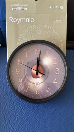 Roymnie Silent Wall Clock 8 inch (New) 1