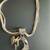 Huge Kokopelli Sterling Silver Liquid silver necklace 52g 1 thumbnail