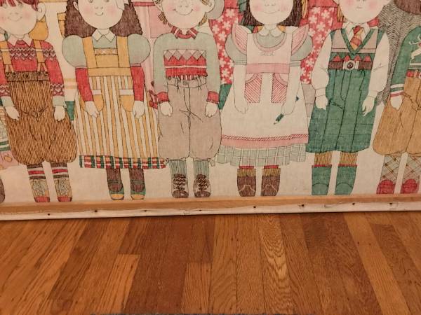 Marimekko fabric wall hanging - $20 (North Cap. Hill)63471358097281123
