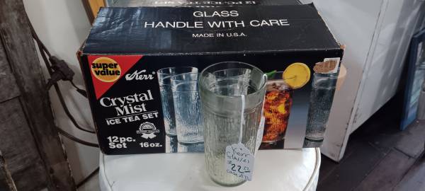 NoS - 12 pack set drinking glasses by Kerr (the canning jar co) in box 1