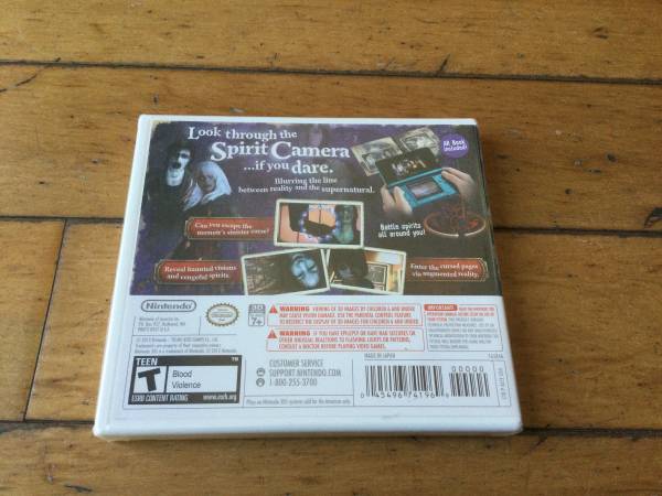 Spirit Camera The Cursed Memoir Nintendo 3DS Fatal Frame - $40 (Fremont / Union City / Newark)63439683707651121