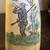 Vintage Hand Carved Scrimshaw Horn Hunting Scenes Signed 2 thumbnail