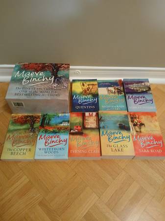MAEVE BINCHY - 8 softcover book boxed set 1