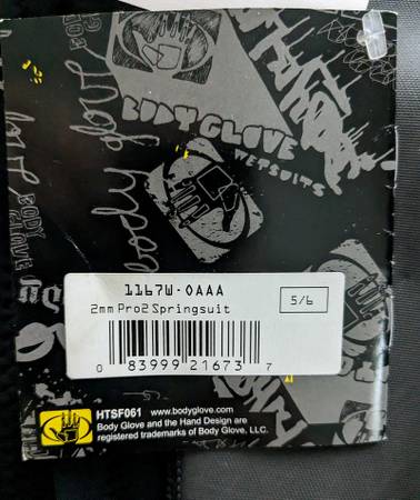 NEW Body Glove 2mm WETSUIT Size 5/6 NWT - $40 (Johns Creek)63470457785985124