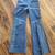Original Vintage 1970's flared Studded Jeans 1 thumbnail
