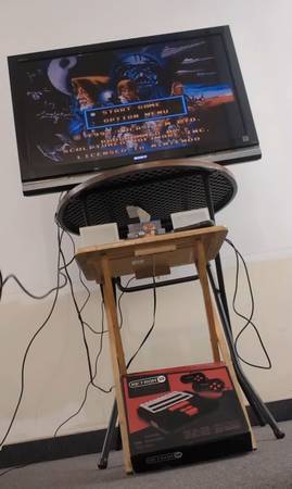 RetroN 2 & Flat Screen with SNES and NES Harrison Ford Video Games SNES Aladdin 1