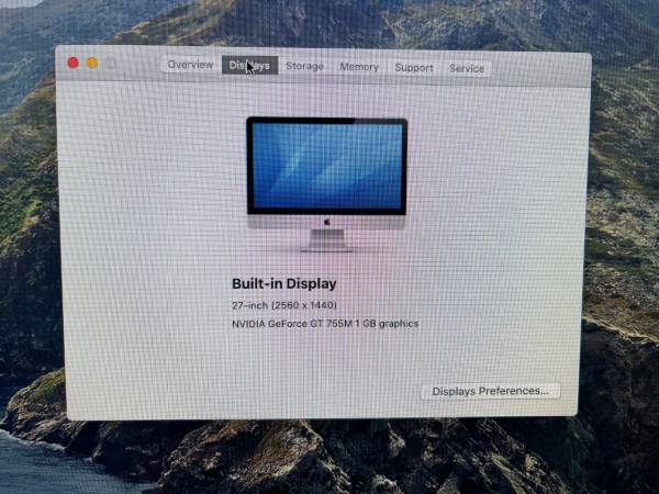 iMac 27 inch Late 2013 - $140 (Chelmsford)63442768901889122