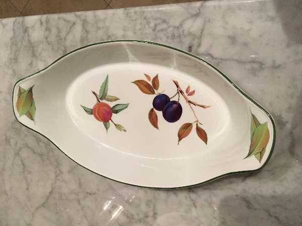 Evesham Vale Fish Dish-Oval 13" 1