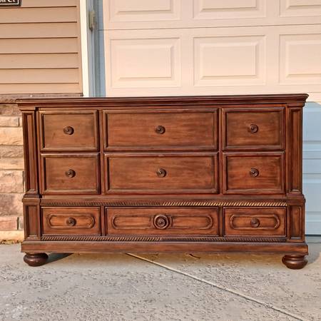 XL Espresso Brown Dresser or Buffet or Media Stand - furniture