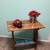Decorative Wood Square Side Table with Shelf - 24” L x 16” W x 24” H 2 thumbnail