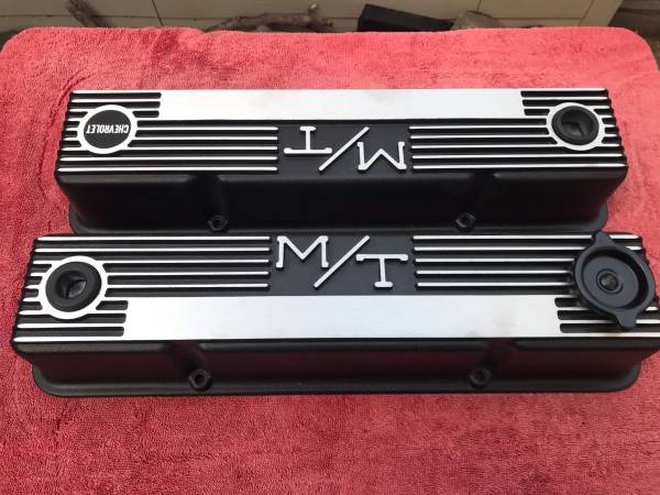 Small Block Chevy Valve Covers Mickey Thompson 283 327 350 400 1