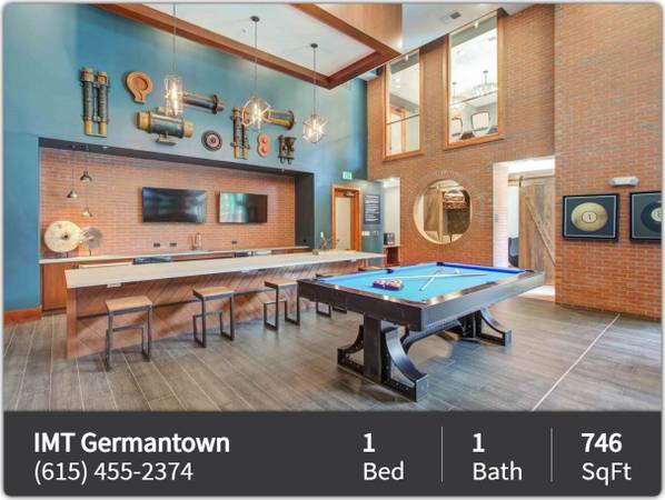 $1.895 / 1hab - 746ft2 - ¡Venga a ver de qué se trata el lujo! IMT Germantown (Nashville - First Tennessee Park)63680175918723120