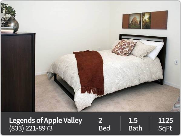 $1.714 / 2br - 1125ft2 - Maravilloso plano de 1125 pies cuadrados, 2 habitaciones, 1.5 baños en Apple Valley (Apple Valley)63868699991425122