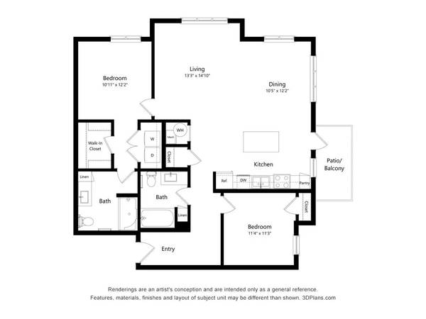 $1,464 / 2br - 1192ft2 - Unlock a New Chapter: Ideal Spaces Await! (Nashville - Cleveland Park)63680393655683121