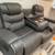 Grey Recliner with Console 4 thumbnail